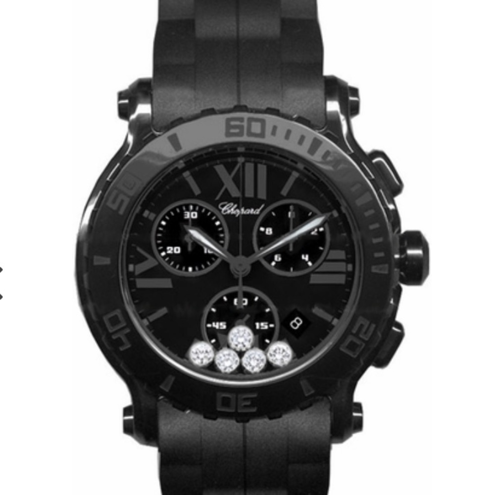 LIMITED EDITION BLACK CHOPARD HAPPY SPORT